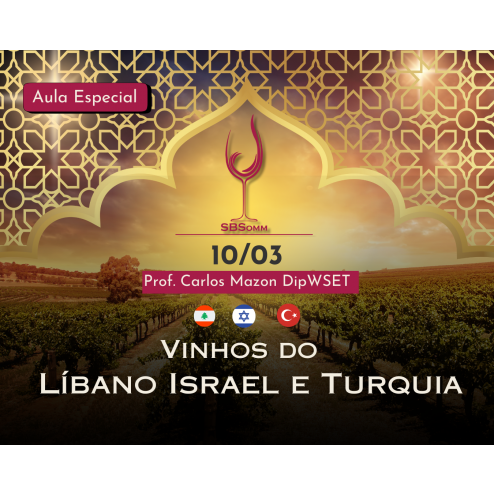 VINHOS DO LÍBANO, ISRAEL e TURQUIA 