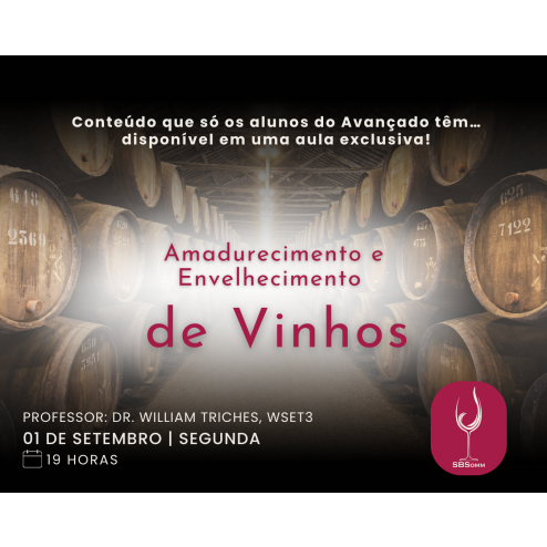 AMADURECIMENTO E ENVELHECIMENTO DE VINHOS