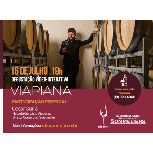 Degustação vídeo-interativa: Vinícola Viapiana