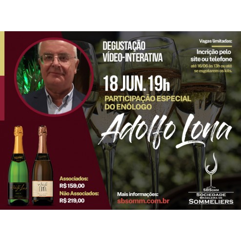 Degustação vídeo-interativa: Enólogo Adolfo Lona