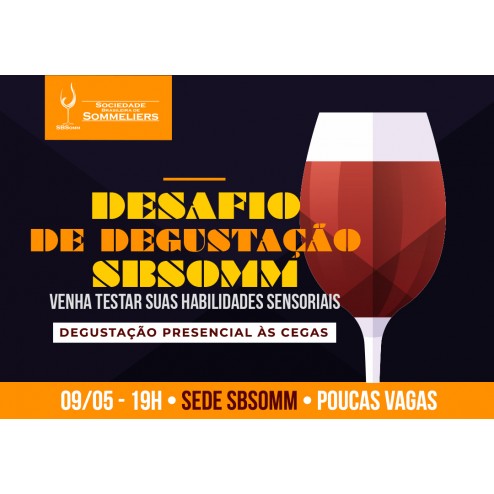 [DEGUSTAÇÃO PRESENCIAL] DESAFIO ÀS CEGAS