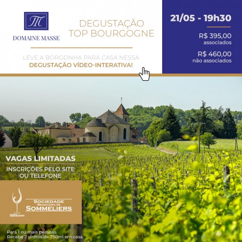 Degustação vídeo-interativa: Top Bourgogne