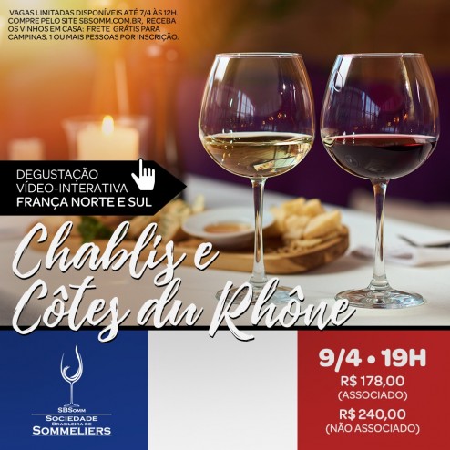 DEGUSTAÇÃO ON-LINE VÍDEO-INTERATIVA: FRANÇA NORTE E SUL