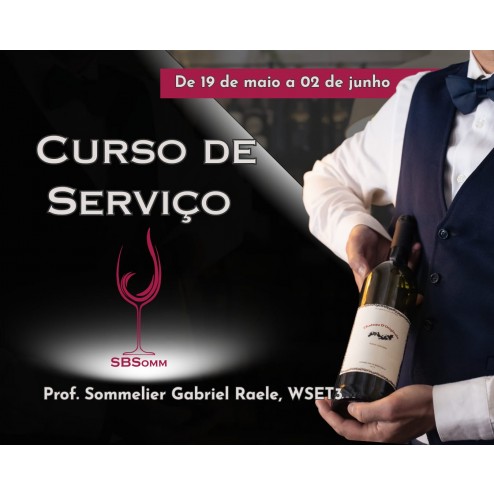 CURSO SERVIÇO DO VINHO