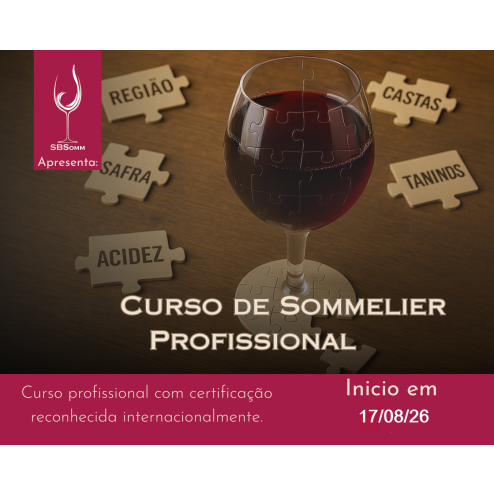 XV CURSO DE SOMMELIER PROFISSIONAL