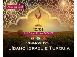 VINHOS DO LÍBANO, ISRAEL e TURQUIA 