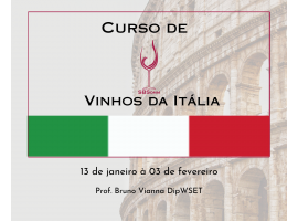 CURSO VINHOS DA ITÁLIA
